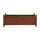 Green Fingers Raised Wooden Garden Bed Planter Box 90x30x33cm Brown Solid Fir Wood Liner Drainage Base