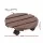 Gardeon 2PC Plant Carts HDPE Plant Caddy with Lockable Wheels Brown 32 cm x 10 cm in Pack of 2 Pieces