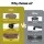 Gardeon 2PC Plant Carts HDPE Plant Caddy with Lockable Wheels Brown 32 cm x 10 cm in Pack of 2 Pieces