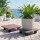 Gardeon 2PC HDPE Plant Carts with Lockable Wheels Brown 32 x 32 x 10 cm Durable Movers for Pots Indoor Outdoor