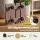 Gardeon 2PC HDPE Plant Carts with Lockable Wheels Brown 32 x 32 x 10 cm Durable Movers for Pots Indoor Outdoor