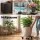 Gardeon 2PC HDPE Plant Carts with Lockable Wheels Brown 32 x 32 x 10 cm Durable Movers for Pots Indoor Outdoor