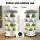 Greenfingers 5-Tier Stackable Garden Bed - 75cm Plastic Planter with Auto Drainage & Casters for Indoor/Outdoor Use