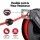 Giantz 15m Retractable Air Hose Reel 3/8 Inch Heavy Duty Steel, 300PSI Auto Rewind, Wall or Ceiling Mountable