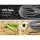 Green Fingers 20M Retractable Water Hose Reel with Auto Rewind, UV-Resistant PVC, 180° Swivel Mount & Brass Spray Gun