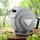 Green Fingers 20M Retractable Water Hose Reel with Auto Rewind, UV-Resistant PVC, 180° Swivel Mount & Brass Spray Gun