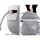 Green Fingers 20M Retractable Water Hose Reel with Auto Rewind, UV-Resistant PVC, 9-Setting Spray Gun, 180° Swivel Mount