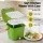 Gardeon Kitchen Compost Caddy 20L Food Waste Bin with Drain Tap 3-Compartment Sorting Tray and Inner Cover Green