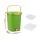 Gardeon 20L Kitchen Compost Bin Food Waste Caddy with Drain Tap and 3-Compartment Sorting Green