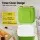 Gardeon 20L Kitchen Compost Bin Food Waste Caddy with Drain Tap and 3-Compartment Sorting Green