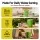 Gardeon 20L Kitchen Compost Bin Food Waste Caddy with Drain Tap and 3-Compartment Sorting Green