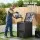 Gardeon 300L Heavy-Duty Tumbling Compost Bin Black Dual-Chamber Fast 6-8 Week Aeration System 300L Compost