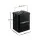 Gardeon 5L Compost Bin Kitchen Countertop Food Waste Caddy Black Ventilated Lid Wooden Handle Galvanised Iron