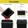 Gardeon 5L Compost Bin Kitchen Countertop Food Waste Caddy Black Ventilated Lid Wooden Handle Galvanised Iron