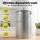 Gardeon 6L Stainless Steel Kitchen Compost Bin Countertop Caddy Ventilated Lid Odour Control Silver Matte