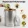 Gardeon 6L Stainless Steel Kitchen Compost Bin Countertop Caddy Ventilated Lid Odour Control Silver Matte