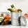 Gardeon 6L Stainless Steel Kitchen Compost Bin Countertop Caddy Ventilated Lid Odour Control Silver Matte