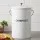 Gardeon 6L Kitchen Compost Bin White Ventilated Lid Countertop Metal Caddy Odour Control Durable Handle