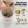 Gardeon 6L Kitchen Compost Bin White Ventilated Lid Countertop Metal Caddy Odour Control Durable Handle