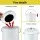 Gardeon 6L Kitchen Compost Bin White Ventilated Lid Countertop Metal Caddy Odour Control Durable Handle