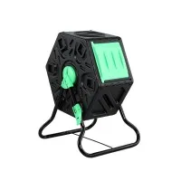 Gardeon 65L Compost Bin Rotating Tumbler with Aeration System Pest Proof Outdoor Composter 65 Litre Composting