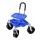 Gardeon Rolling Garden Cart Seat Stool 150kg Swivel Height Adjustable Red