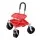 Gardeon Rolling Garden Cart Seat Stool 150kg Height Adjustable 360 Swivel Red