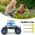 Gardeon Rolling Garden Seat 360° Swivel Adjustable Height 46–56 cm Steel Frame Up to 150 kg Capacity