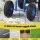Gardeon Rolling Garden Seat 360° Swivel Adjustable Height 46–56 cm Steel Frame Up to 150 kg Capacity