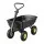 Gardeon Garden Cart Dump Utility Wagon 270kg 110L 2-in-1 Tractor Trolley All-Terrain Black Yellow