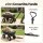 Gardeon Garden Cart Dump Utility Wagon 270kg 110L 2-in-1 Tractor Trolley All-Terrain Black Yellow