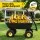 Gardeon Garden Cart Dump Utility Wagon 270kg 110L 2-in-1 Tractor Trolley All-Terrain Black Yellow