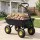 Gardeon Garden Cart Dump Utility Wagon 270kg 110L 2-in-1 Tractor Trolley All-Terrain Black Yellow