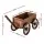 Gardeon Wooden Planter Cart XL Fir Wood Flower Wagon with Four Rolling Wheels 121cm Outdoor Rustic Display