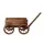 Gardeon Wooden Planter Cart XL Fir Wood Flower Wagon with Four Rolling Wheels 121cm Outdoor Rustic Display