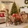 Gardeon Wooden Planter Cart XL Fir Wood Flower Wagon with Four Rolling Wheels 121cm Outdoor Rustic Display