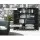 Gardeon Outdoor Wicker Storage Cabinet – Handwoven PE, Aluminium Frame, 2-in-1 Design with Glass Top, 103x84x40cm, Black