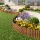 Green Fingers 10ft Flexible Metal Garden Edging Corrugated Cold-Rolled Steel Rust Lawn Border 300x25.4cm