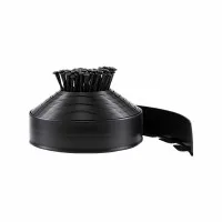 Green Fingers Flexible Garden Edging 10 x 2027cm Black Polypropylene with Nails for Lawn Borders and Paths