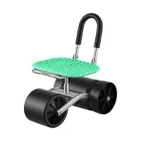 Gardeon Rolling Garden Work Seat 130kg Adjustable Height 360° Swivel Green