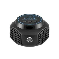 Gardeon Ultrasonic Rat Repeller 360 Degree 4 Modes 25kHz-65kHz USB Type-C Black Indoor Pest Repeller