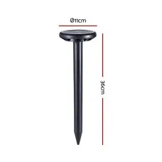 Gardeon Snake Repeller 10X Ultrasonic Solar Powered, Weatherproof, Safe, Humane, Zero Operating Cost, 706m² Coverage