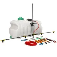 GIANTZ 100L Weed Sprayer with Adjustable 1.5M Boom, 80PSI Self-Priming Pump, Rust-Resistant for ATV/Quad,