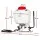 Giantz 15L Knapsack Backpack Garden Sprayer - 145psi Stainless Steel Lance, 4 Nozzle Heads, Anti-Spill Lid, Red/White