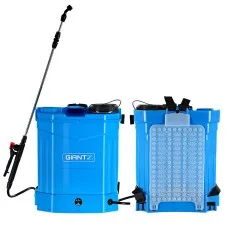 Giantz 16L Electric Weed Sprayer Backpack – Stainless Steel Lance, 4 Nozzles, 12V Battery, Garden & Farm Use