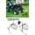 Giantz 1.5M Boom Weed Sprayer w/ Adjustable 90cm Pole, 4 Nozzles for 70/100L Tanks - Quick ATV Mounting