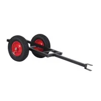 Giantz ATV Garden Trailer 150kg Tow-Behind Cart with 40cm Pneumatic Tyres Black Giantz ATV Garden Trailer 150kg Tow-Behind Cart with 40cm Pneumatic Tyres Black