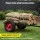 Giantz ATV Garden Trailer 150kg Tow-Behind Cart with 40cm Pneumatic Tyres Black