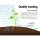 Instahut 3.66m x 50m UV-Resistant Weed Control Mat - Durable, Porous Woven Fabric for Eco-Friendly Gardening