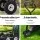 Gardeon Garden Cart Dump - 270kg Capacity, 75L, Rust Resistant, 85° Tip, Pneumatic Tyres, Green - Ideal for Heavy Loads